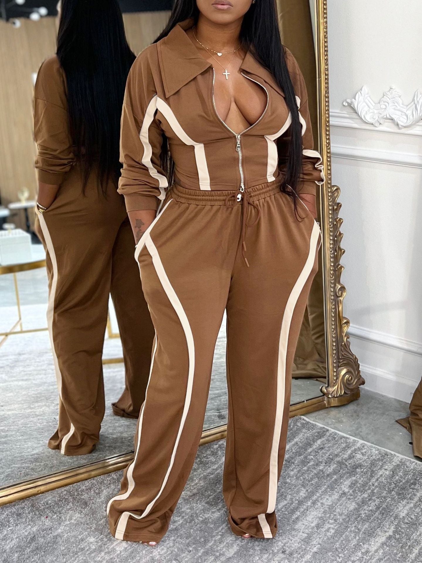 Long Sleeve Cardigan 2 Piece Set