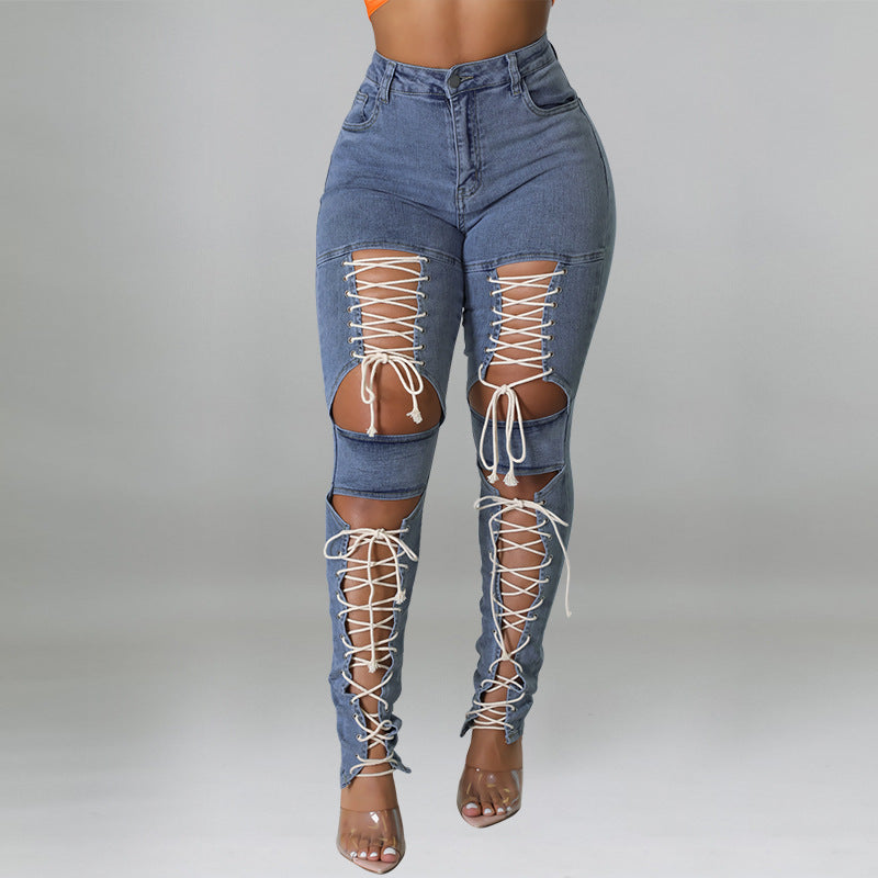 Bandage Jeans